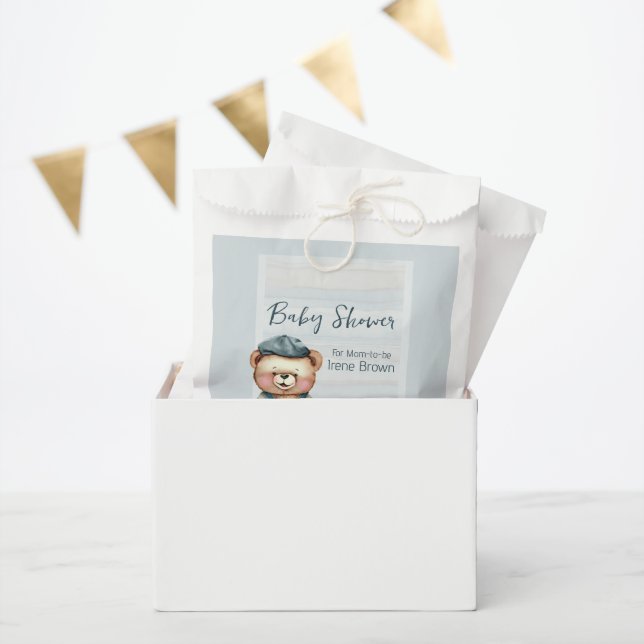 Lässige, gemütliche Babydusche Personalisiert Geschenktütchen (Party)