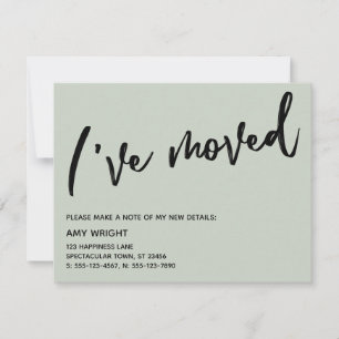 Lässige Handschrift, die ich über die Ankündigung 