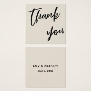 Lässige Handschrift Hochzeit Vielen Dank für Ihre