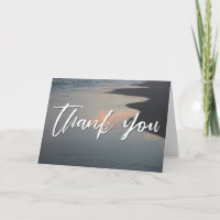 Lässige Handschrift Vielen Dank Abend Topsail Beac