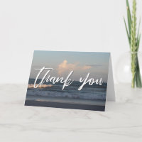 Lässige Handschrift Vielen Dank Topsail Beach Wate