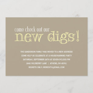 Lässige Housewarming-Party Einladung