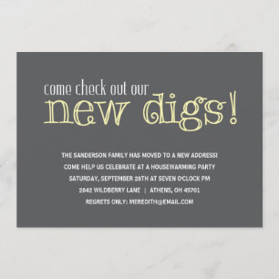 Lässige Housewarming-Party Einladung