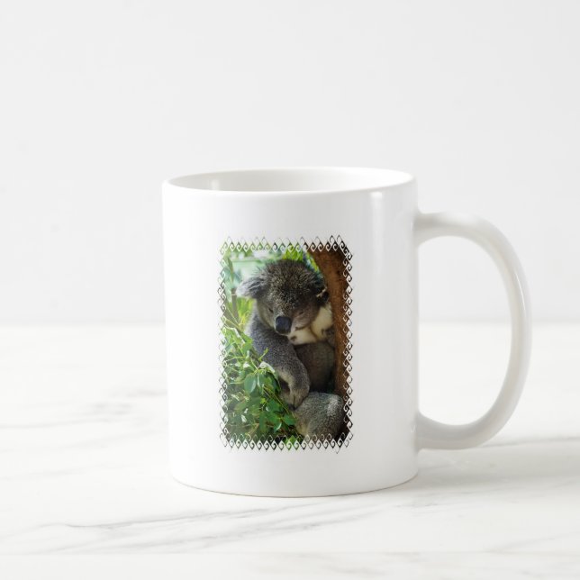 Lässige Koala-Kaffee-Tasse Kaffeetasse (Rechts)