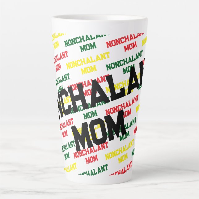 Lässige Mutter Muttertag Lustiger Becher Milchtasse (Vorderseite)