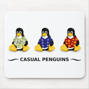 Lässige Pinguine Mousepad