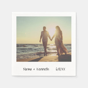 Lässige Retro-Soforteineigung des Fotos Serviette