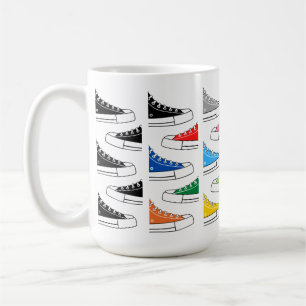 Lässige Sneakers 15 oz. Kaffee-Tee-Tasse Kaffeetasse