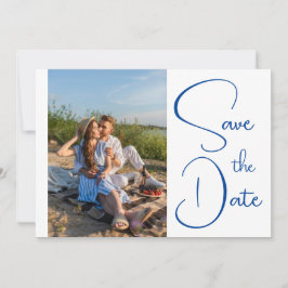 Lässige und sorglose Save the Date Karte