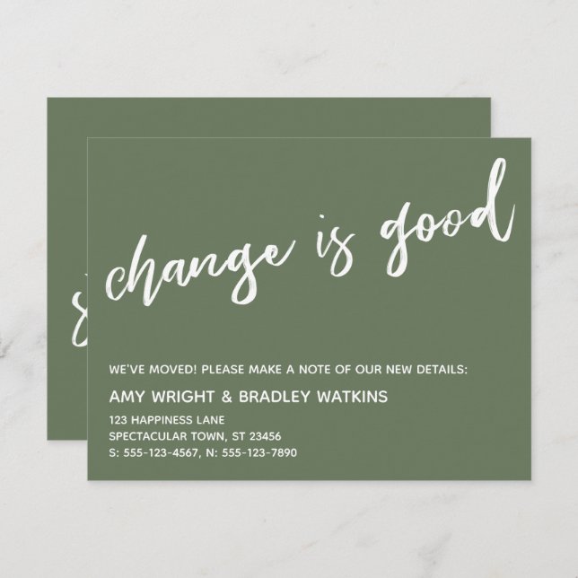 Lässige Veränderung ist die Ankündigung über den g (Vorne/Hinten)