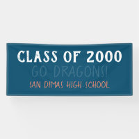 lässiger Banner für High School Wiedersehen oder A