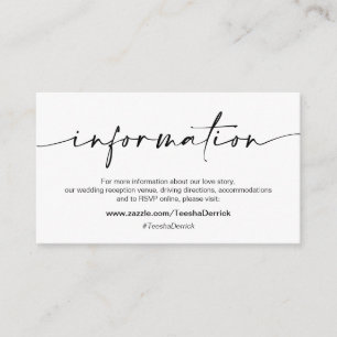 Lässiger Minimalistischer schwarzer Farbpinsel, An Begleitkarte