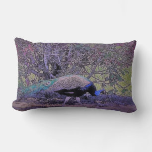 Lässiger Pfau Lendenkissen