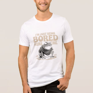 lässiger T - Shirt für Männer eines niedlichen Fro