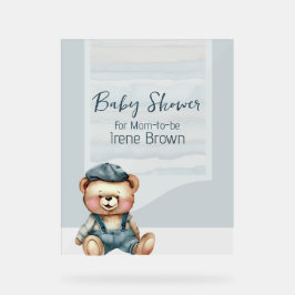 Lässiges Charming Baby Dusche Thema Akryllische Be Acrylschild