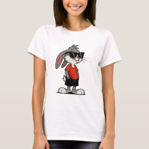 Lässiges Cooles Sonnenbad im Roten T - Shirt