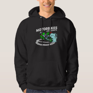 Lässiges Motorrad Biker Donut Motorrad Racing Spo Hoodie