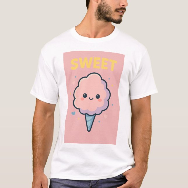 Lässiges süßes T-Shirt  (Vorderseite)