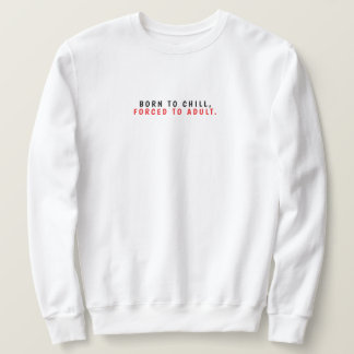 Lässiges Sweatshirt komprimieren
