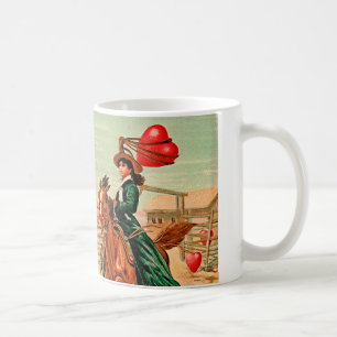 Lasso mein Herz Vintag Valentine Tasse