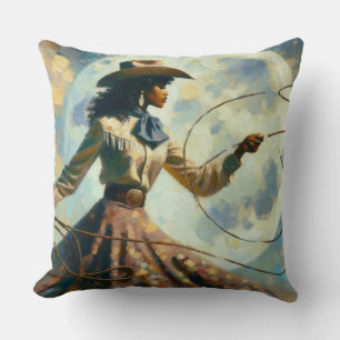Lasso Moon Cowgirl Kissen