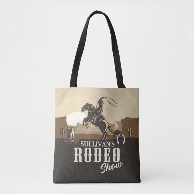 Lasso Roping Roundup ADD NAME Western Rodeo Show (Vorderseite)