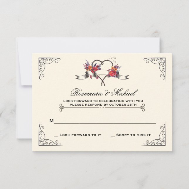   Lasso um meinen Herzreaktionsausweis Einladung (Vorderseite)