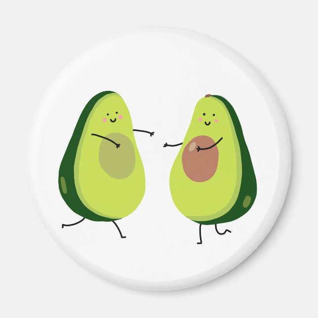 LASS'S AVOCUDLE, AVOCADO DESIGN MAGNET (Vorne)