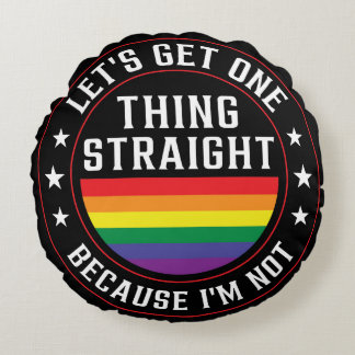 Lass's bekommt eine Sache gerade, weil ich nicht b Rundes Kissen