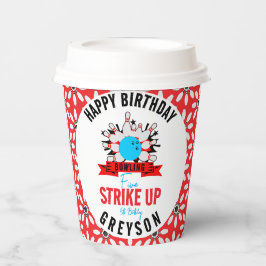 Lass's Bowl! Fun Kids 5th Birthday Party Bowling Pappbecher