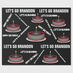 LASS'S BRANDON BIRTHDAY Wrapping Paper gehen Geschenkpapier