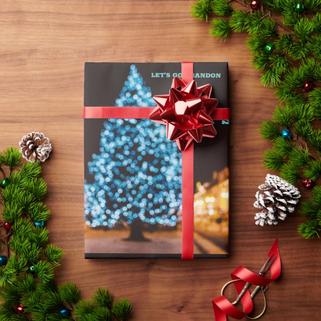 LASS'S BRANDON CHRISTMAS TREE WRAPPING PAPIER GEHE GESCHENKPAPIER (Feiertagsgeschenk)