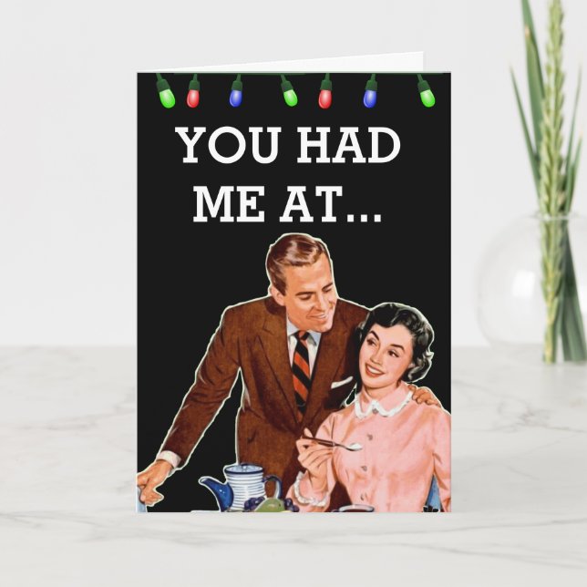 LASS'S BRANDON ROMANTIC CHRISTMAS CARDS GEHEN KARTE (Vorderseite)