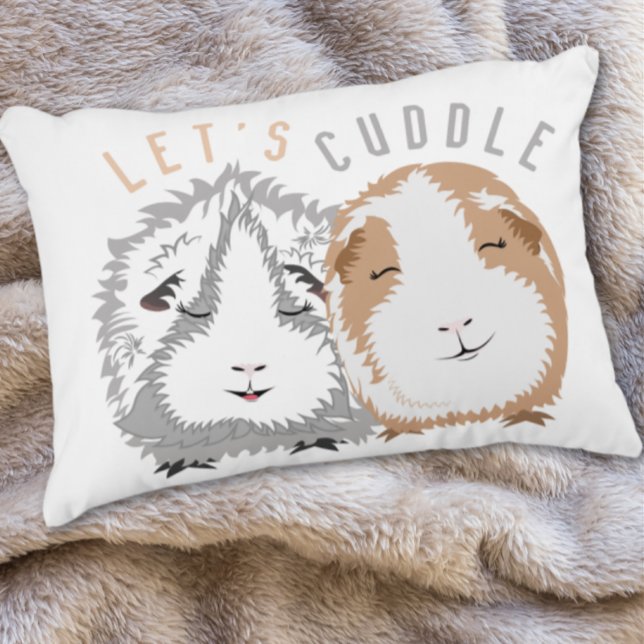 Lass's Cuddle Guinea Pig Accent Pillow Dekokissen (Von Creator hochgeladen)