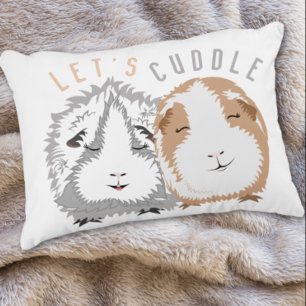 Lass's Cuddle Guinea Pig Accent Pillow Dekokissen