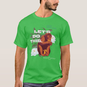 "Lass's Do This"-Affe - Der weiße Lotus T-Shirt