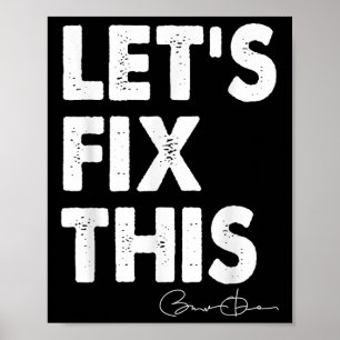 Lass's Fix Dies - Obama 2028 lustige Wahl für Chin Poster