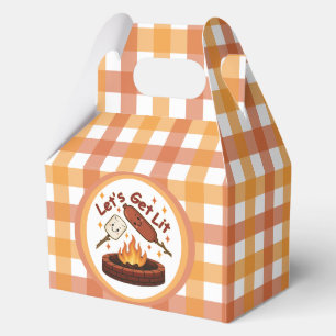 Lass's Get Lit Firepit - Niedlicher Marshmallow & Geschenkschachtel