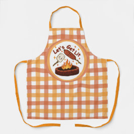 Lass's Get Lit Firepit - Niedlicher Marshmallow & Schürze