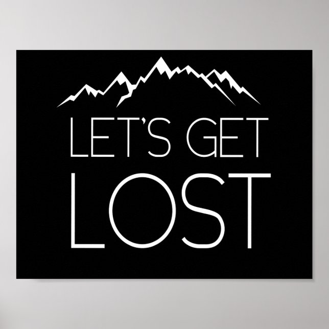 Lass's Get Lost Poster (Vorne)