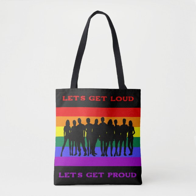 Lass's Get Loud, Lass's Get Proud LGBTQ Pride (Vorderseite)