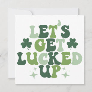 Lass's Get Lucked SVG/PNG St. Patrick's Day Feiertagskarte