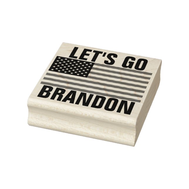 LASS'S GO BRANDON (ANTIBIDEN) RUBBER-BRIEFMARKE GUMMISTEMPEL (Stempel)