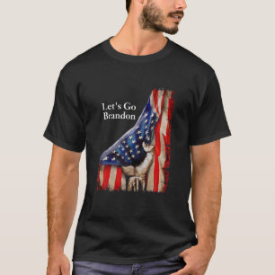 Lass'S Go Brandon Conservative USA Flag Geschenk S T-Shirt