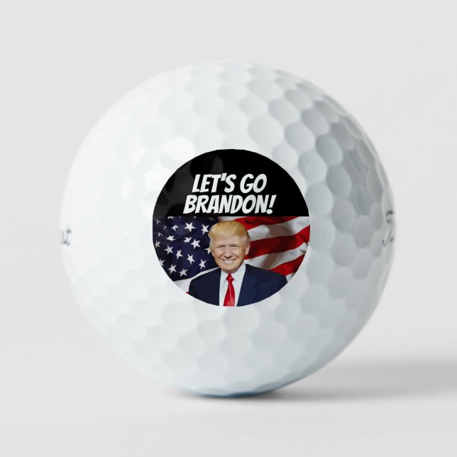 LASS'S GO BRANDON DONALD TRUMP GOLF BALLS GEHEN GOLFBALL (Vorderseite)