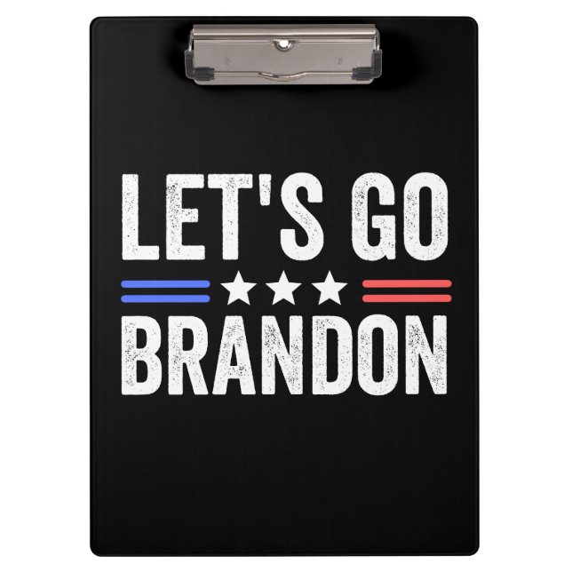 LASS'S GO BRANDON Kardinal Klemmbrett (Vorderseite)