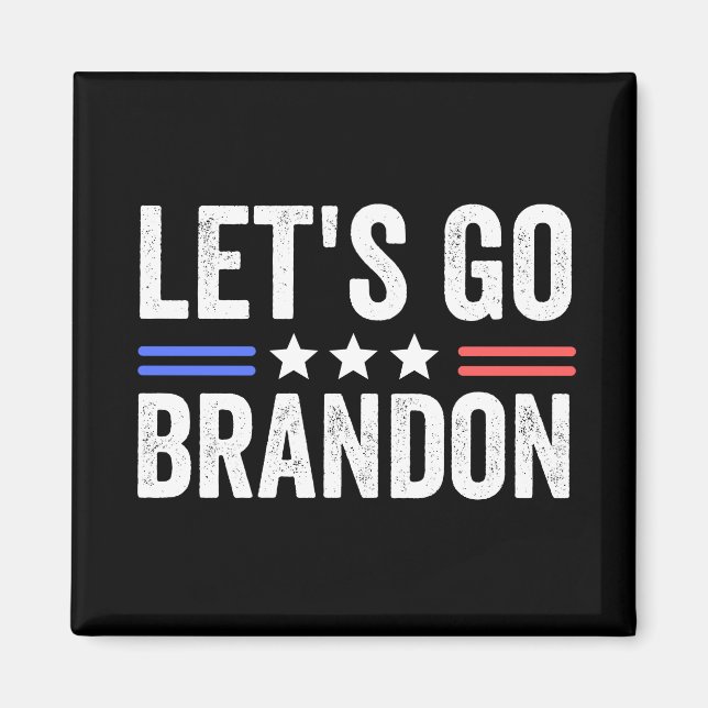 LASS'S GO BRANDON Kardinal Magnet (Vorne)