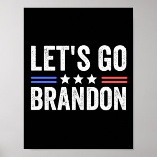 LASS'S GO BRANDON Kardinal Poster