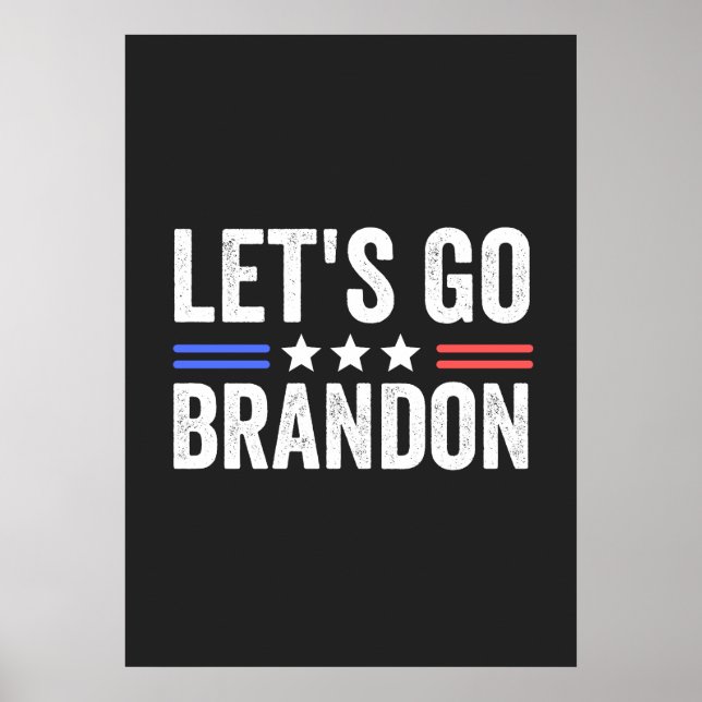 LASS'S GO BRANDON Kardinal Poster (Vorne)