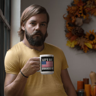 LASS'S GO BRANDON PATRIOTIC KAFFEE MUGS KAFFEETASSE